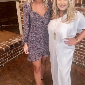 Floret Studios Long Sleeve Floral Dress